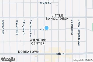 Map image of the property - 400 S Mariposa Ave
