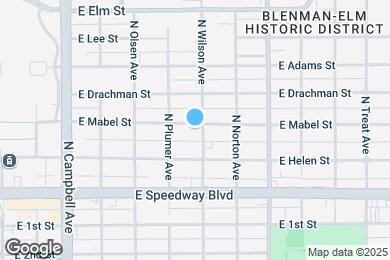 Map image of the property - 2242 E Mabel St