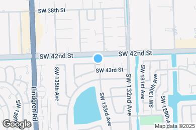 Map image of the property - 4225 SW 133rd Ct