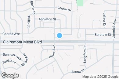 Map image of the property - Le Jaime- Newly Renovated Living in the Heart of Clairemont