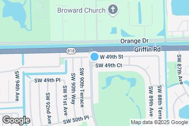 Map image of the property - 4904 SW 90th Ave
