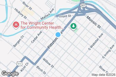 Map image of the property - 417 Pittston Ave