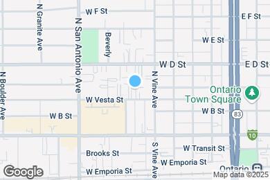 Map image of the property - 536 W Vesta St