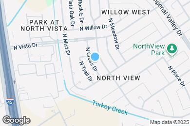 Map image of the property - 16302 N Cross Dr