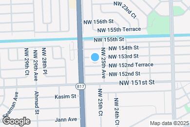 Map image of the property - 2531 NW 152nd Terrace