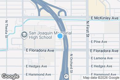 Map image of the property - 2927 E Pine Ave