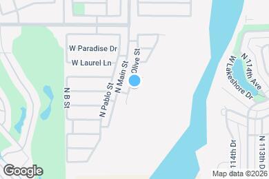 Map image of the property - 11801 N Olive St