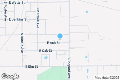Map image of the property - 1315 E Ash St