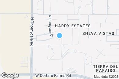 Map image of the property - 3615 W Sunglade Dr