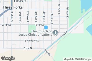 Map image of the property - 555 4th Ave E