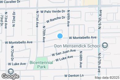 Map image of the property - 6925 W Montebello Ave