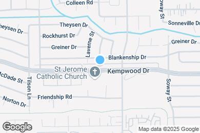 Map image of the property - 8848 Kempwood Dr