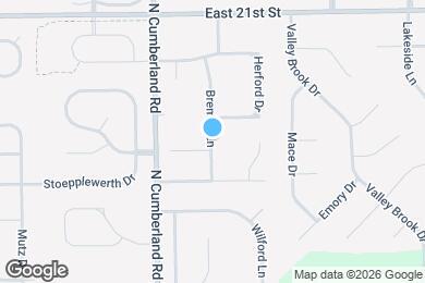 Map image of the property - 1833 Breman Ln