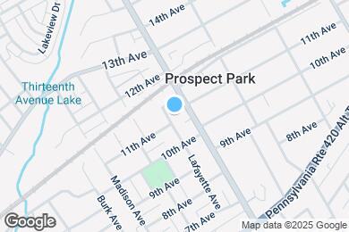 Map image of the property - 1029 Lafayette Ave
