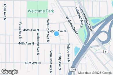 Map image of the property - 4441 Unity Avenue North