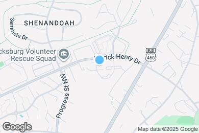 Map image of the property - Collegiate Suites of Blacksburg