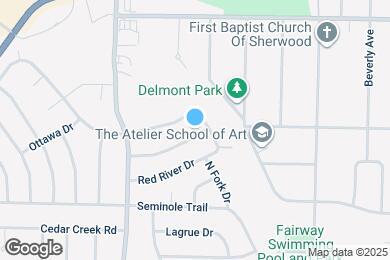 Map image of the property - 121 Illinois Bayou Dr