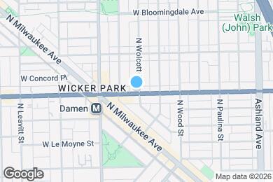 Map image of the property - 1902 W North Ave