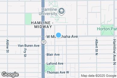 Map image of the property - 1522 Minnehaha Ave W