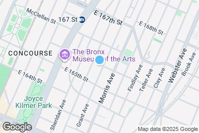 Map image of the property - 1075 Grant Ave