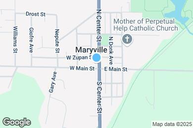 Map image of the property - 2115 N Center St