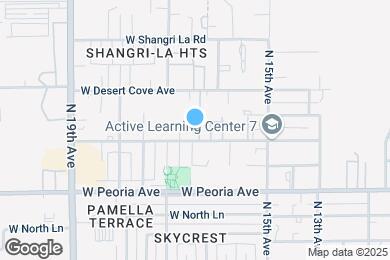 Map image of the property - 10808 N 16th Ave
