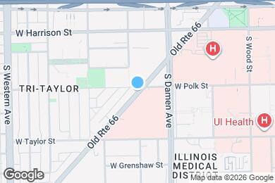 Map image of the property - 2112 W Ogden Ave