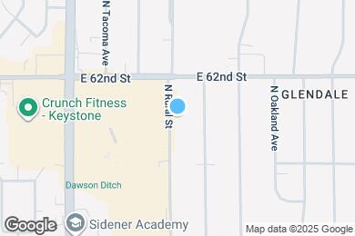 Map image of the property - 6155 N Rural St