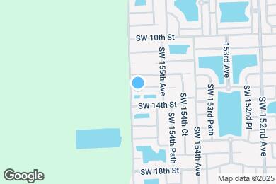 Map image of the property - 15650 SW 13th Terrace