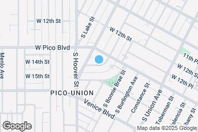 Map image of the property - 1334 S Westlake Ave