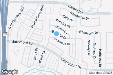 Map image of the property - 2860 Ironwood Dr