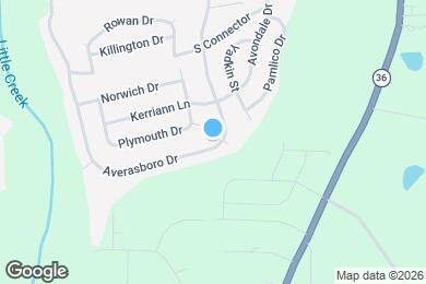 Map image of the property - 264 Averasboro Dr