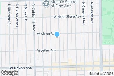 Map image of the property - 6544 N Talman Ave