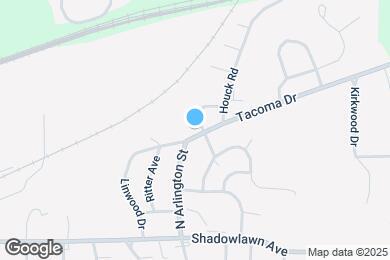 Map image of the property - 532 N Arlington St