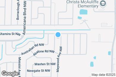 Map image of the property - 284 Maywood Ave NW