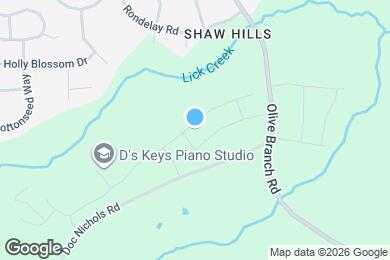 Map image of the property - 1508 Underbrush Dr