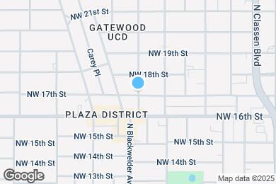 Map image of the property - 1803 N Blackwelder Ave