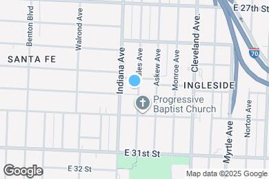 Map image of the property - 2914 Bales Ave