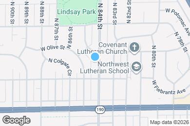 Map image of the property - 4141 N 84th St