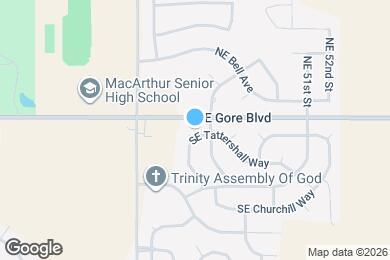 Map image of the property - 105 SE Tattershall Way