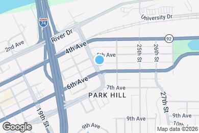 Map image of the property - 518 23rd St
