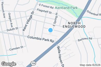 Map image of the property - 7114 E Cedar St