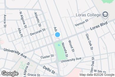 Map image of the property - 1425 Adair St
