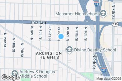 Map image of the property - 3846 N 13th St
