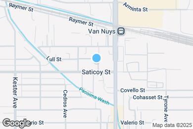 Map image of the property - 14547 Saticoy St