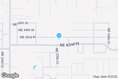 Map image of the property - 2960 NE 43rd Pl