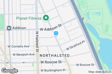 Map image of the property - 3833 N Broadway