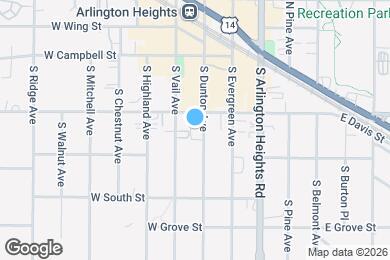 Map image of the property - 110 S Dunton Ave