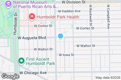 Map image of the property - 2745 W Augusta Blvd
