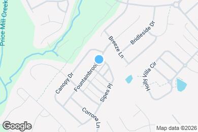Map image of the property - 4007 Fountainbrook Dr